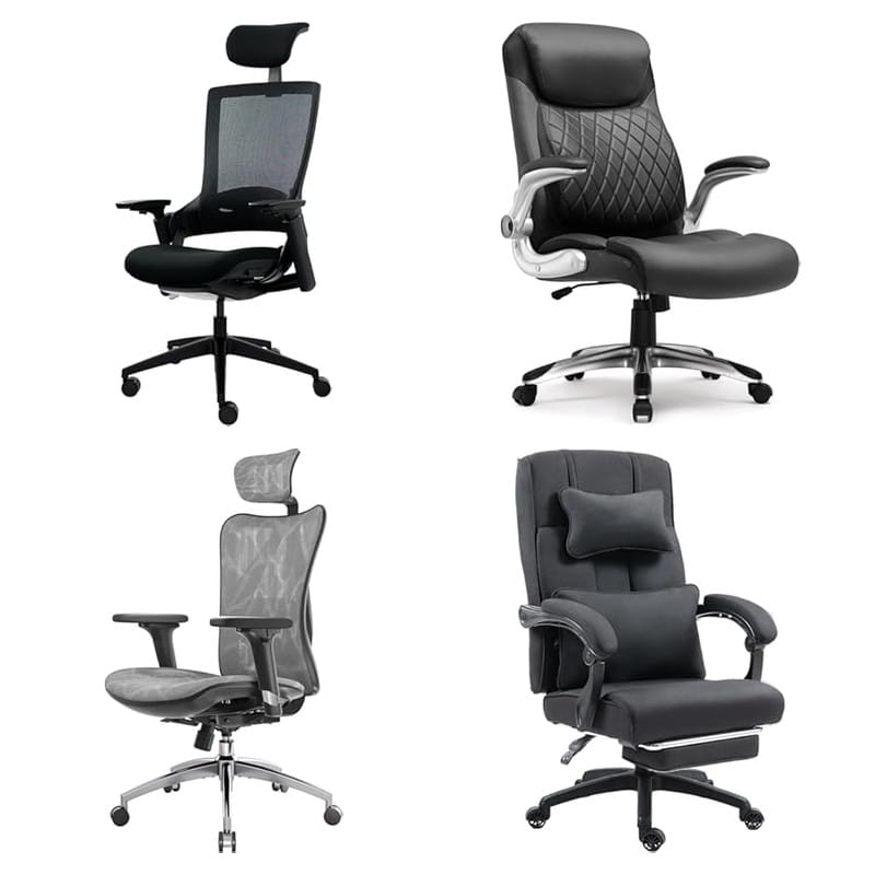 Vergelijking De best verkochte directiestoelen van april 2026