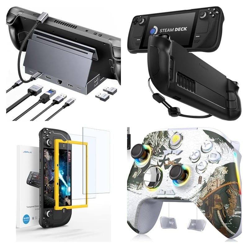 Vergelijking De beste verkochte Steam Deck accessoires van aril 2026
