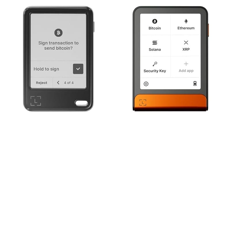 Vergelijking De populairste crypto hardware wallets van april 2026