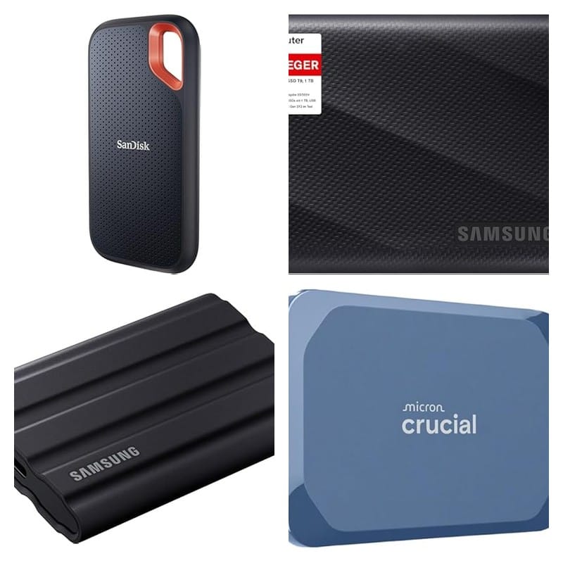 Vergelijking De populairste externe SSD’s van april 2026